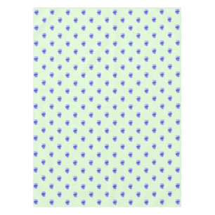 Blue Pansy on Mint - Tablecloth