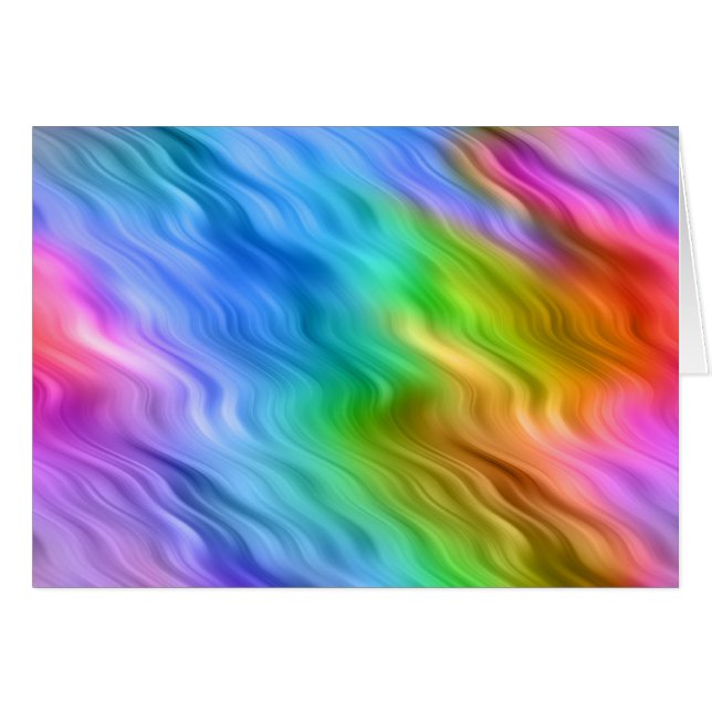 Blue Pansy Wavy Texture (Front Horizontal)