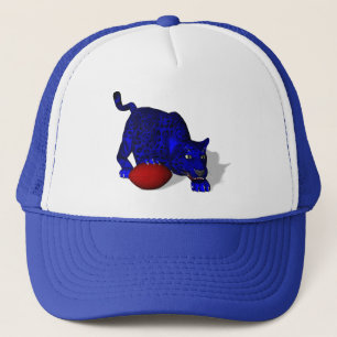 Blue Panther Trucker Hat