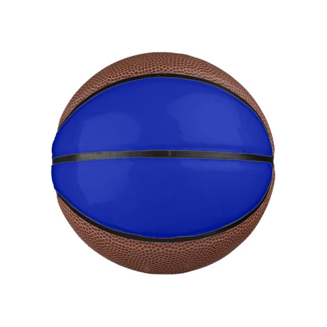 Blue (Pantone) (solid colour)  Mini Basketball (Front)