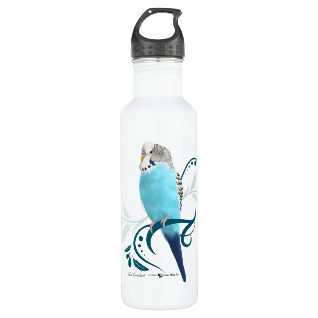 Blue Parakeet 710 Ml Water Bottle (Front)
