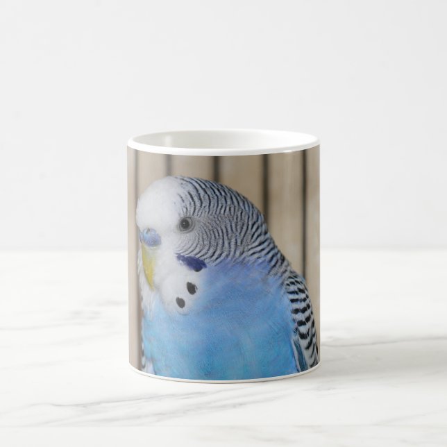 Blue Parakeet Mug (Center)