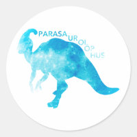 Blue Parasaurolophus - Choose background colour