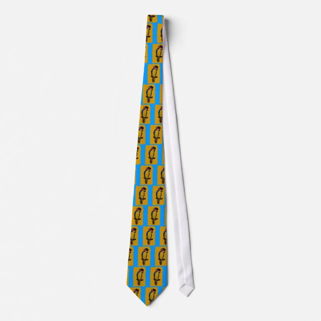Blue Parrot Tie (Front)