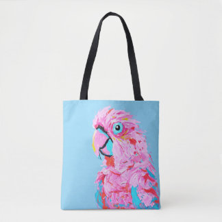 Blue Parrot Tote Bag 