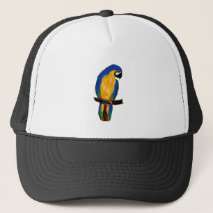 Blue Parrot Trucker Hat