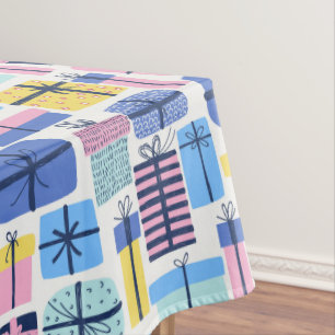Blue Party Gift Tablecloth