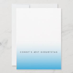 Blue Party Invitation