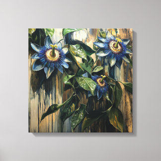 blue passion canvas print