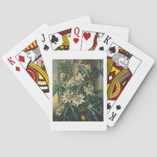 Blue Passion Flower for the 'Temple of Flora' by R Playing Cards