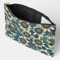 Blue Passion Flower pattern