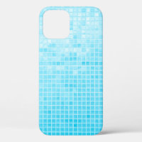 Blue pastel ceramic wall and floor tiles abstract