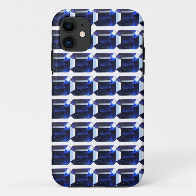 Blue Pattern  Case-Mate iPhone Case (Back)