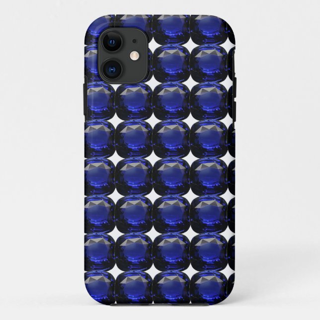 Blue Pattern Case-Mate iPhone Case (Back)