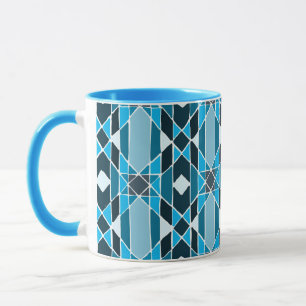 Blue Pattern Mug
