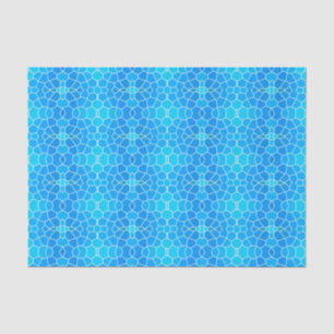 Blue Pattern Tissue Paper