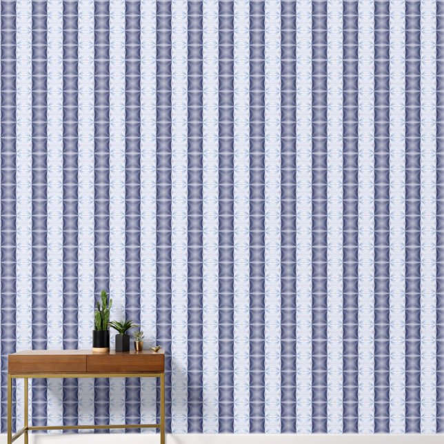 Blue Pattern Wallpaper (Hallway)