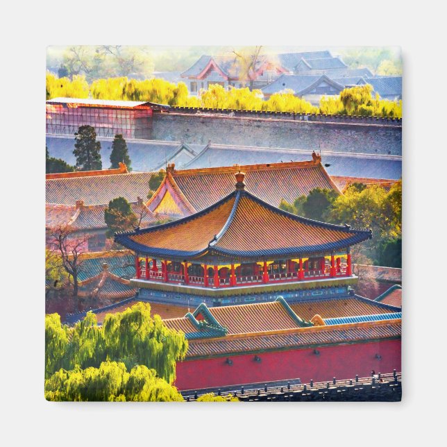 Blue Pavilion, Forbidden City Magnet (Front)