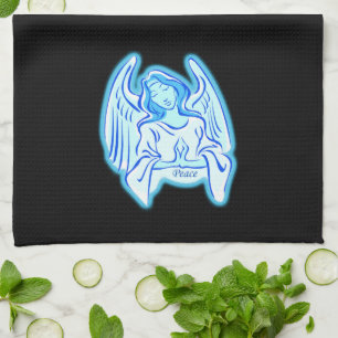 Blue Peace Angel Kitchen Towel