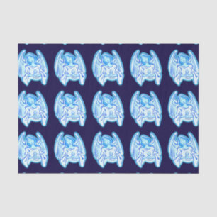 Blue Peace Angel Tissue Paper