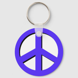 Blue Peace Keychain