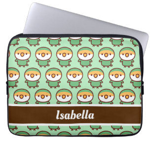 Blue Peach-faced lovebird Laptop Sleeve