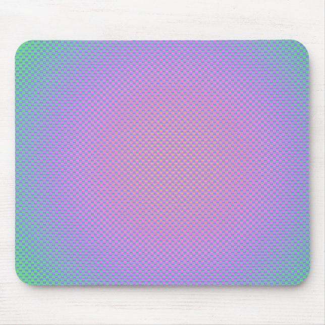 Blue pearl colour carbon fibre patterned mouse pad (Front)