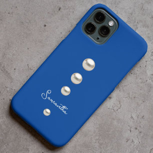 Blue Pearls iPhone 15 Pro Max Case