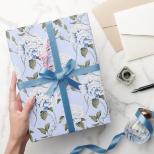 Blue Peony Dream Wrapping Paper
