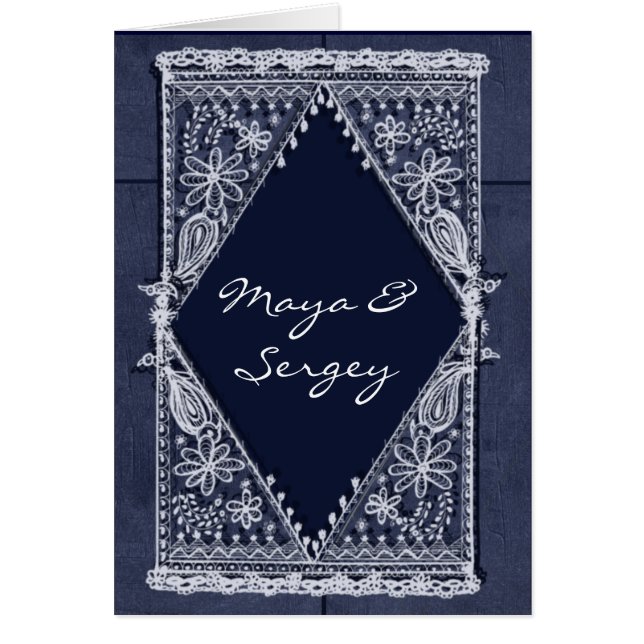 Blue Persian Rug Indian design (Front)