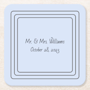 Blue Personalised coasters