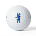 Blue Personalised Golfer