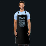 Blue Personalised Name The Man The Myth The Legend Apron<br><div class="desc">Personalised your own name,  "the Man the Myth the Legend" typography design in blue and black,  great custom gift for men,  dad,  grandpa,  husband,  boyfriend on father's day,  birthday,  anniversary,  and any special day.</div>