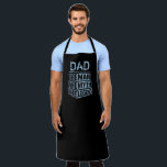 Blue Personalised Name The Man The Myth The Legend Apron<br><div class="desc">Personalised your own name,  "the Man the Myth the Legend" typography design in blue and black,  great custom gift for men,  dad,  grandpa,  husband,  boyfriend on father's day,  birthday,  anniversary,  and any special day.</div>