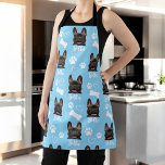 Blue Personalised Pet Photo Dog Lover Instagram Apron<br><div class="desc">Show off your love for your furry companion with the "Cute Custom Love Paw Print Dog Lover Pet Photo" design. This personalised product allows you to feature your favourite pet photo, creating a heartwarming tribute to your beloved dog. With an adorable paw print motif and customisable options, it's the perfect...</div>