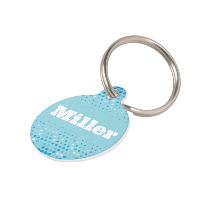 Blue Pet Tag (Side)