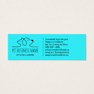 Blue Petcare sitter dog and cat logo veterinary