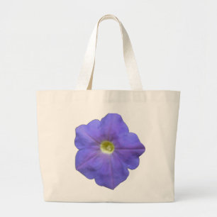 Blue Petunia Tote Bag
