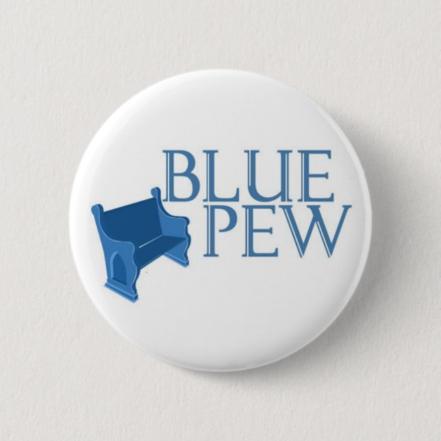 Blue Pew Button (Front)