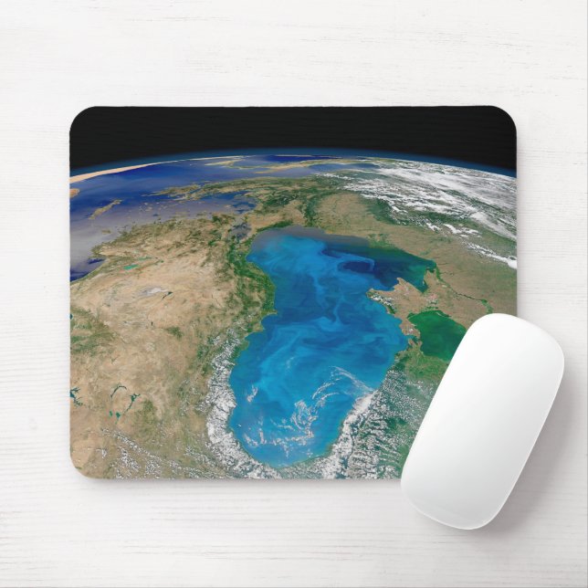 Blue Phytoplankton Bloom In The Black Sea Mouse Pad (With Mouse)