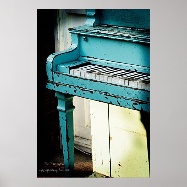 Blue Piano Poster (Front)