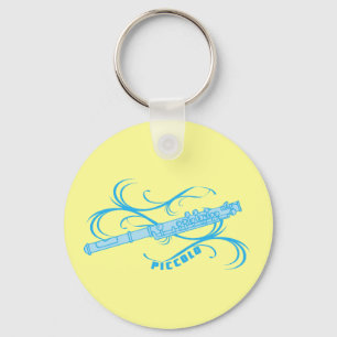 Blue Piccolo Key Ring