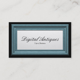 Blue Picture Frame Business Card
