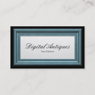 Blue Picture Frame Business Card