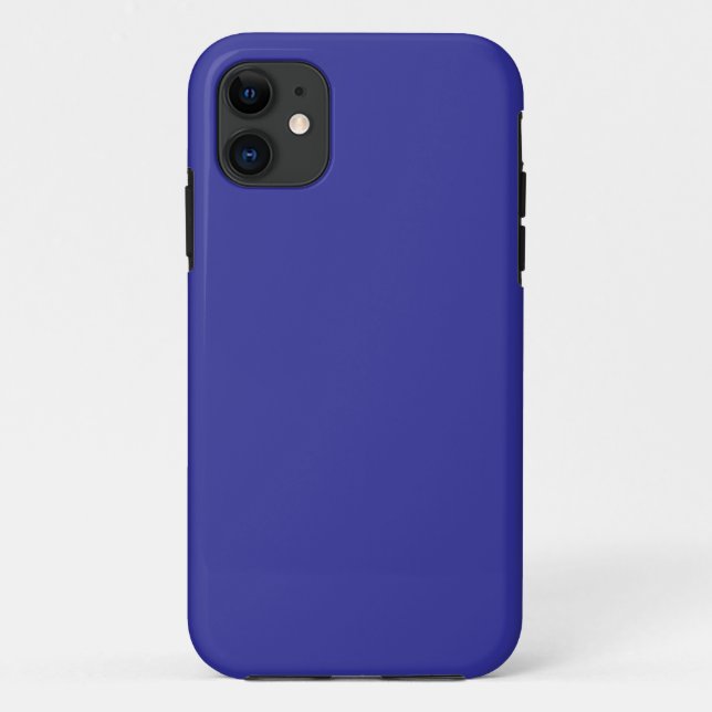 Blue (pigment) (solid colour)  Case-Mate iPhone case (Back)
