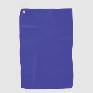 Blue (pigment) (solid colour) golf towel