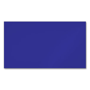 Blue (pigment) (solid colour)  magnetic business card
