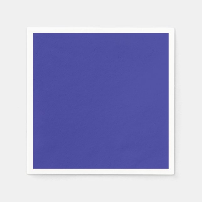 Blue (pigment) (solid colour)  napkin (Front)