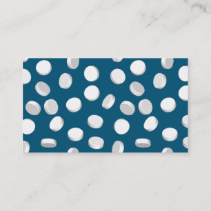 blue pills drugs business cards