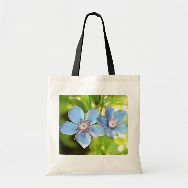 Blue Pimpernel (Anagallis monelli) Flowers Tote Bag (Front)